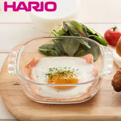 ハリオ トースター皿 15cm 耐熱ガラス （ HARIO 食洗機対応 電子レンジ対応 オーブン対応 ガラス食器 耐熱食器 オーブンウェア グラタン ラザニア キッシュ 朝食 オーブン料理 お手入れ 簡単 おしゃれ ）)のサムネイル