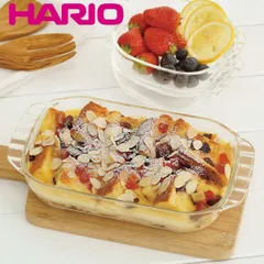 ハリオ トースター皿 25cm 耐熱ガラス （ HARIO 食洗機対応 電子レンジ対応 オーブン対応 ガラス食器 耐熱食器 オーブンウェア グラタン ラザニア キッシュ 朝食プレート オーブン料理 お手入れ 簡単 おしゃれ ）)のサムネイル