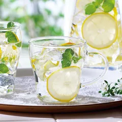 マグカップ 330ml 耐熱ガラス （ 食洗機対応 電子レンジ対応 マグ カップ コップ ガラス製 耐熱 ホット アイス コーヒー 珈琲 紅茶 シンプル おしゃれ オールシーズン ）)