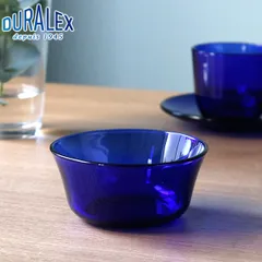 DURALEX デュラレックス ボウル 11cm サファイア 皿 食器 洋食器 強化ガラス 耐熱 （ 食洗機対応 電子レンジ対応 デザートボウル ガラス 丸 青 おしゃれ シリアルボウル 小鉢 取り皿 耐熱ガラス ）)
