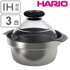 HARIO ご飯釜 土鍋 1〜2合 炊飯器 八角形 ブラック - メルカリ