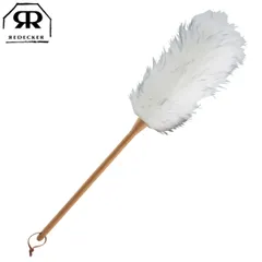 Redecker レデッカー ほこり取り ラム ウールダスター 75cm （ ハンディモップ ホコリ取り 羊毛 ウール 100％使用 ハンディ モップ ロング おしゃれ 家具 オーディオ機器 ガラス製品 観葉植物 お手入れ 掃除 掃除グッズ ）)