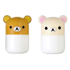 ふりかけケース リラックマ （ ふりかけ入れ 子供用 幼稚園 保育園 お弁当 ふりかけ ゴマ塩 かわいい 調味料入れ ケース 調味料ケース ふりかけいれ ふりかけ容器 キャラ弁 キッズ ）)のサムネイル