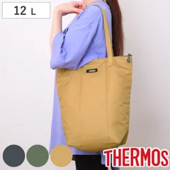 サーモス エコバッグ 12L 保冷 ショッピングバッグ （ THERMOS 保冷 折りたたみ マチ付き 買い物かご バッグ かばん 鞄 サブバッグ 保冷バッグ 買い物バッグ レジカゴ型 クーラートートバッグ クーラーバッグ ） )のサムネイル