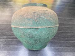 青銅錆色の香炉 高岡 正晴堂作 「天に吠える獅子」 - メルカリ