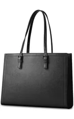 【特価商品】[Miwoluna] [ミウォルナ] ビジネスバッグ リクルートバッグ 就活 トートバッグ A4 ドリンクホルダー ブラック レディース