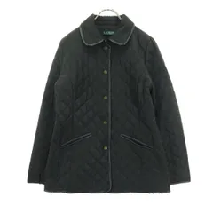 LAUREN RALPH LAUREN ローレンラルフローレン 長袖 中綿 キルティングジャケット S ブラック レディース 古着