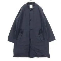 STILL BY HAND スティルバイハンド 日本製 長袖 薄手 コート S ネイビー メンズ 古着