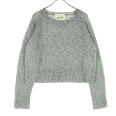 ROPE' ロペ ラメ 長袖 ニット M グレー レディース 古着