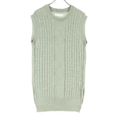 CECIL McBEE セシルマクビー ノースリーブ ニットベスト M グレー レディース 古着