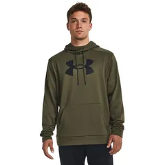 アンダーアーマー メンズ トップス Tシャツ ロゴ フリース パーカー Mens Under Armour Fleece Big Logo Hoodie Marine Od Green グリーン