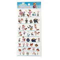 ディズニー ズートピア 4sizeステッカー スタンダード シール ニック ジュディ