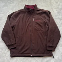 【CONVERSE】コンバース 4L ブラウン フリースジャケット ブルゾン キルティング裏地