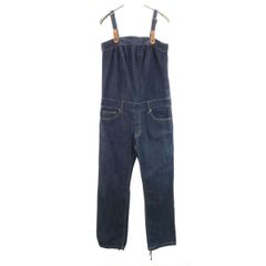 美品 A.P.C. デニム サロペット XS ホルターネック ベルトリボン 
