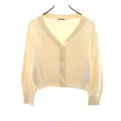 SNIDEL スナイデル 長袖 ニットカーディガン F ホワイト系 レディース 古着