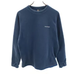 mont-bell モンベル 長袖 フリース トレーナー XL ブルー系 アウトドア レディース 古着