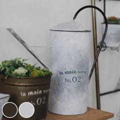 ジョーロ グランディール ウォーターカン オーナメント （ プランター 花瓶 花びん 植木鉢 プラントポット 植物用ポット 花器 ポット ブリキ ジョウロ ブリキ鉢 アイアン 植物 花 ドライフラワー 観葉植物 園芸 インテリア 卓上 ） )