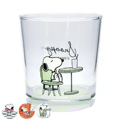コップ 360ml スヌーピー PEANUTS ガラス （ グラス タンブラー カップ ガラスコップ キャラクター 日本製 ピーナッツ キャラ かわいい お茶 ジュース デザート お酒 小物入れ ） )