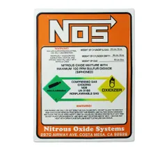 NOS ノス サインプレート アメリカン おしゃれ 看板 ワイルドスピード 壁 飾り メンズ ガレージ かっこいい ウォールデコ ニトロ ホットロッド アメリカン雑貨 US EMBOSSED SIGN