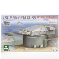 1/72 ドイツ戦艦 シャルンホルスト B砲塔 28CM SK C/34 プラモデル(TKO5016) TAKOM(タコム)のサムネイル
