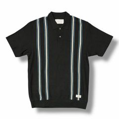 新品 WACKO MARIA 24SS STRIPED KNIT ポロシャツ 参考上代29700円 WACKO MARIA 24SS STRIPED KNIT POLO SHIRT