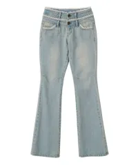 SCULPTOR スカルプターDouble waist boots cut denim Iceズボン