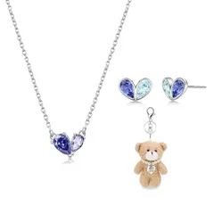 【在庫セール】バレンタイン 誕生日 かわいい ギフト ジュエリー 金属アレルギー対応 ホワイトデー シルバー925 ペンダントネックレス お返し 誕生石 ハート「愛の証」 入学式 レディース ネックレス 卒業式 ハート [immobird]