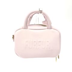 FURFUR マイクロスクエアボストンバッグ ピンク - メルカリ