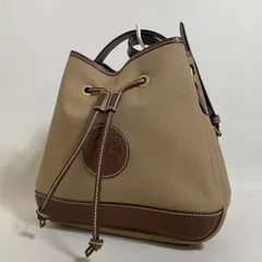 2602-134｜美品｜ハンティングワールド ショルダーバッグ ブラウン×カーキ