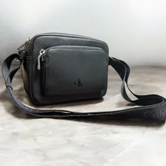 【新品】Calvin Klein カメラバッグ CKロゴ ブラック ショルダーバッグ