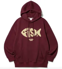 エルヴィン・スミス(エルヴィン)クロ フィッシュ フード Tシャツ 出品 (バーガンディ グリーン)