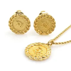 クリスチャンディオール Christian Dior イヤリング 2点セット  ネックレス