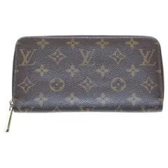 LOUIS VUITTON (ルイヴィトン) モノグラム ジッピーウォレット ブラウン PVC M42616 財布