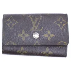 LOUIS VUITTON (ルイヴィトン) モノグラム ミュルティクレ6  キーケース ブラウン PVC M62630 ゴールド金具