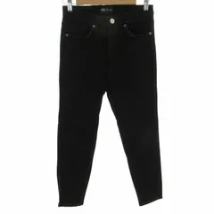 ザラ ZARA スキニーデニムパンツ ジーンズ 黒 ブラック 40 約Lサイズ 0422