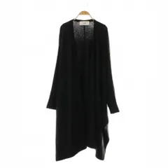 リムアーク rim.ark  ワイドボリュームカーデ カーディガン ニット ロング F ブラック /HK ■OS