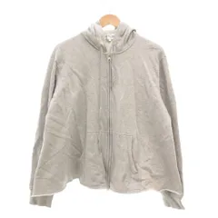 コムデギャルソンシャツ COMME des GARCONS SHIRT boys スウェット ジップパーカー ロゴプリント 裏毛 M グレー /UO ■GY61のサムネイル