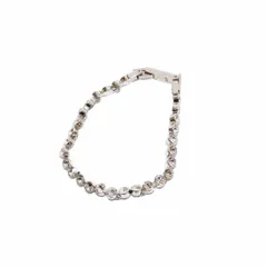 スワロフスキー SWAROVSKI Tennis ブレスレット クリスタル シルバーカラー /KH