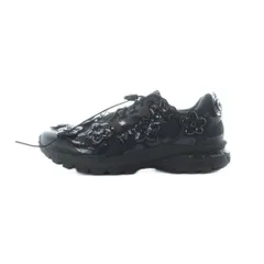 アシックス asics × Cecilie Bahnsen セシリー バンセン GEL-TERRAIN スニーカー 24cm 黒 ブラック 花モチーフ ドローコード /RI ■OSのサムネイル