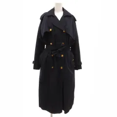 セリーヌ CELINE トレンチコート ロング マカダムボタン ベルト 紺 ネイビー /JS ■GY40のサムネイル