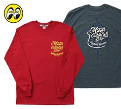 ムーンアイズ Tシャツ メンズ 長袖 アメカジ おしゃれ かっこいい ホットロッド レーシング モーター MOONEYES MOON Motorcycle ヘルメット ロングスリーブ Tシャツ 
