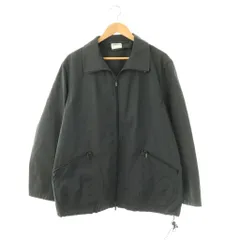 アルマーニ コレツィオーニ ARMANI COLLEZIONI コットンナイロンジップアップジャケット 48 ネイビー /DO ■OSのサムネイル