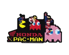 ホンダ HONDA パックマン PAC-MAN ステッカー ロゴ バイク 車 スマホ おしゃれ かっこいい 面白い レトロ スーツケース カーステッカー オートレース 