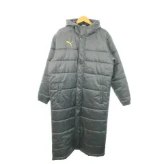 プーマ PUMA ベンチコート L グレー 灰色 中綿 フーディー FK1619 /MN24 ■GY01
