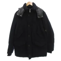 マッキントッシュフィロソフィー MACKINTOSH PHILOSOPHY 18AW ダウンジャケット ブルゾン ウール 40 紺 ネイビー フード H1F36-841-29 /FF ■GY18のサムネイル