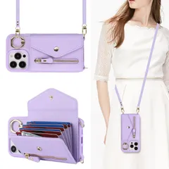 【新着商品】【Hamany】 対応 iPhone 15 pro max ケース スマホ ショルダー いphone15 pro max ケース 手帳型 ショルダー おしゃれ カード収納 大容量 背面 リング付き スタンド機能 アイホン15プロマックスケース 耐衝