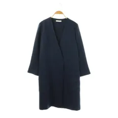 エポカ EPOCA バックスリットノーカラーコート 40 ネイビー /ES ■OS