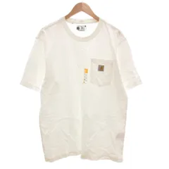 カーハート carhartt Tシャツ M 半袖 ルーズフィット ロゴ 白 ホワイト /AE ■JS