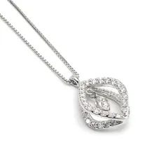 ダイヤモンドネックレス PT850・PT900 ダイヤ0.60ct スウィング