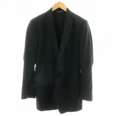 ドルチェ&ガッバーナ ドルガバ DOLCE&GABBANA テーラードジャケット ストライプ ウール 総裏地 本切羽 ピークドラペル センターベント 48 黒 ブラック  /MP ■GY19のサムネイル
